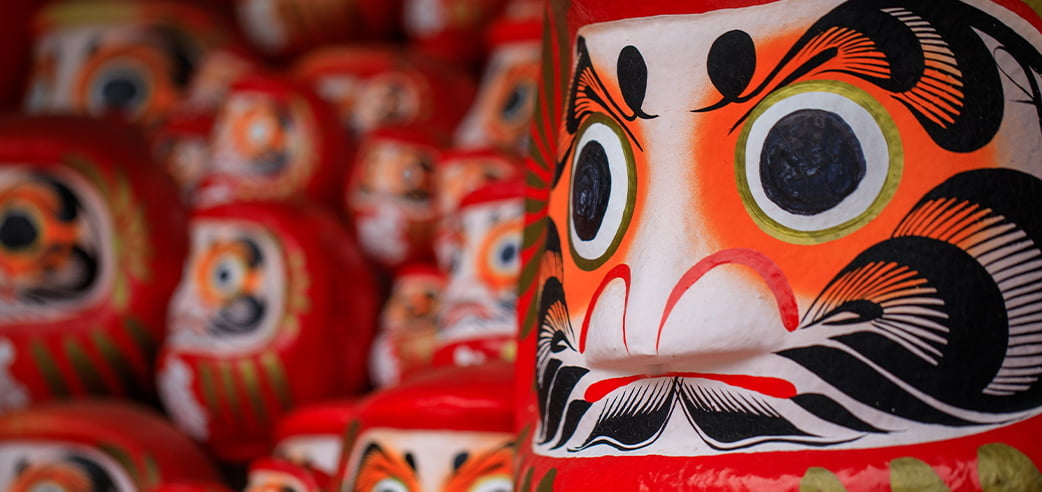 The exterior of Katsuo-ji Temple.